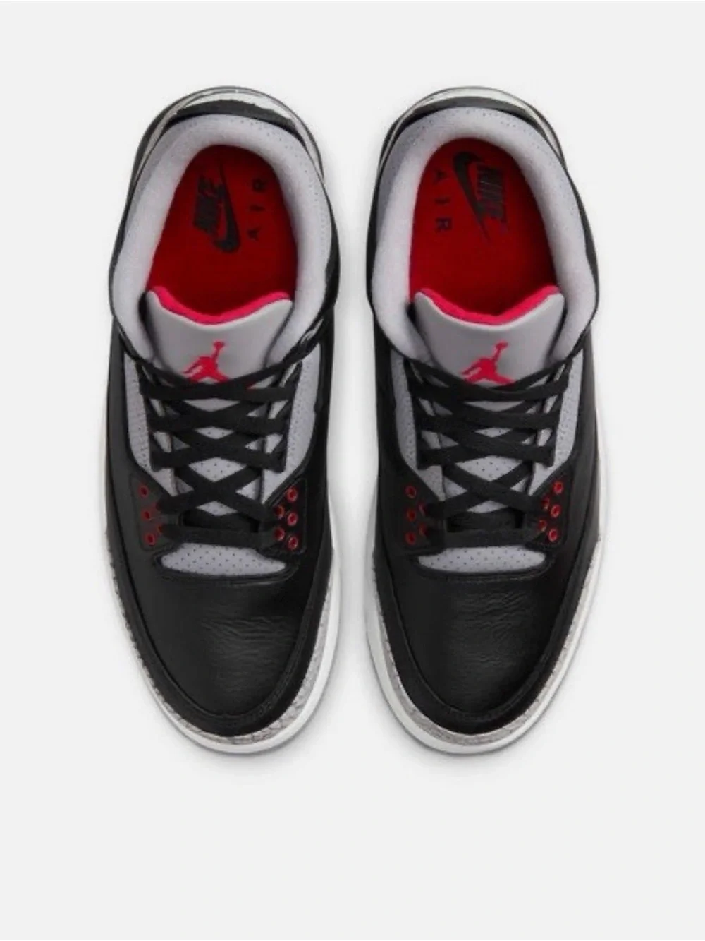 Mens Size 7 Air Jordan 3 Retro OG (2024) Black Cement Grey DN3707-010